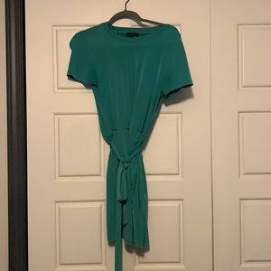 1 STATE short-sleeve tie waist dress